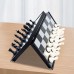 HiFulerr Portable Chess Game - Compact, Travel-Friendly Chess Set for On-the-Go Play and Family Fun